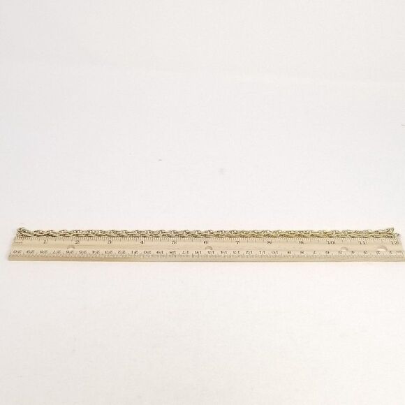 Vintage Long Gold Tone Chain Necklace, Simple Minimal Nice Length, Estate - Picture 4 of 5